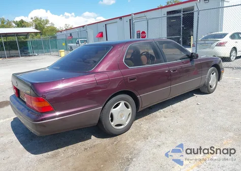 1998 Lexus Ls 400 из США, поврежденный, VIN JT8BH28F1W0123545